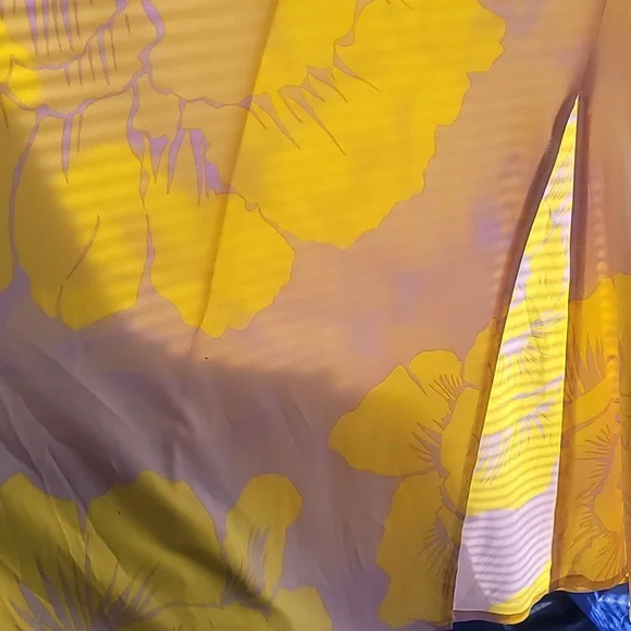 EUC Purple/Yellow Maxi Dress - Picture 2 of 2